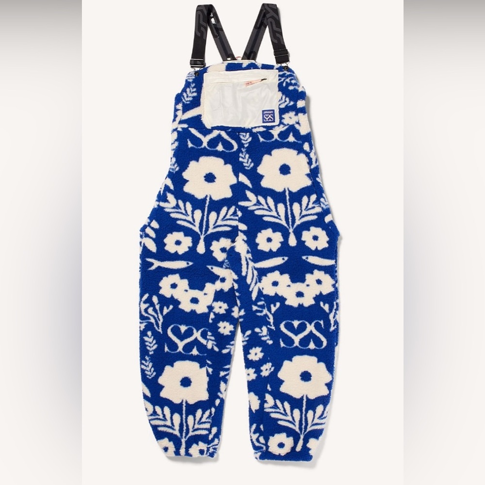 SSS X Spyder Fleece Overalls (sold out online) skiing, snowboarding, apres